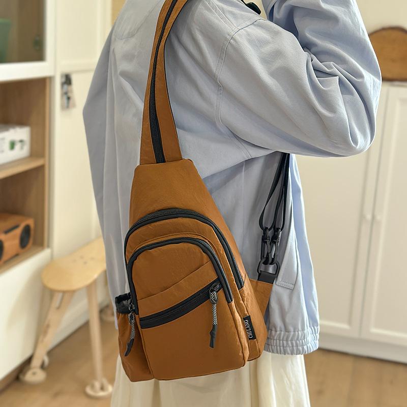 Casual backpack new fashionable multi-functional breast bag trendy travel anti-splashing messenger bag high value backpack