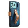 For Honor 400 Lite Case Wallet Retro Leather Phone Cover with Wristband Kickstand
