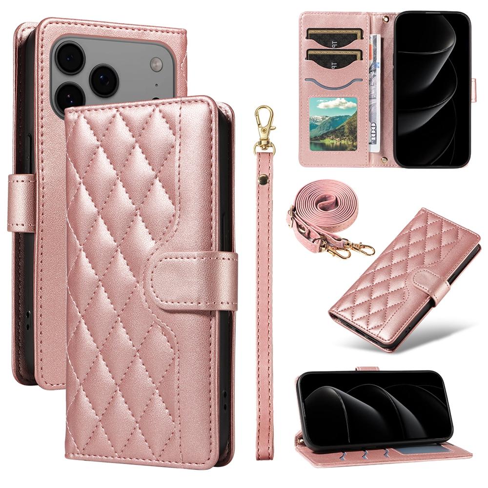 Lanyard-Geldbörse Leder Magnetische Hülle Für iPhone 17 17e 16e 16 15 14 13 12 11 Pro X XR XS Max 8 7 SE Plus Geldbörse Telefon Klapphülle