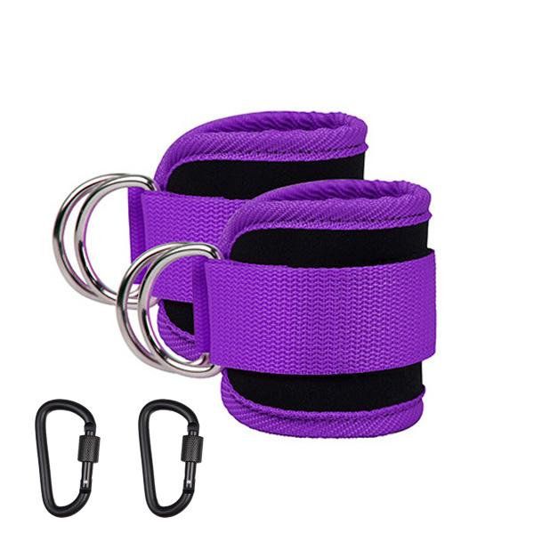 Ankle Straps Tpe Resistance Rope Set Ankle Support Cuffs For Gym Cable Machines Fitness Yoga Pilates Crossfit Women Weight Sport