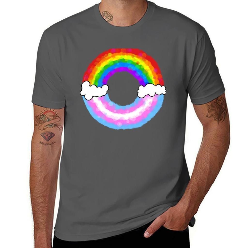 Trans Rainbow Tshirt Halloween Theme Tshirt