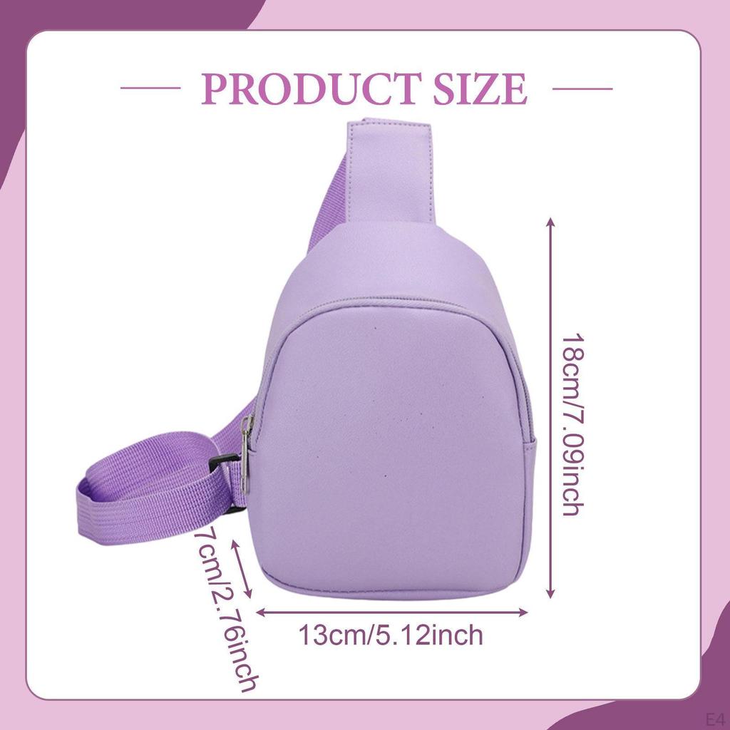 Kids Crossbody Bag Wallet with Adjustable Strap for Traveling Cycling Hiking