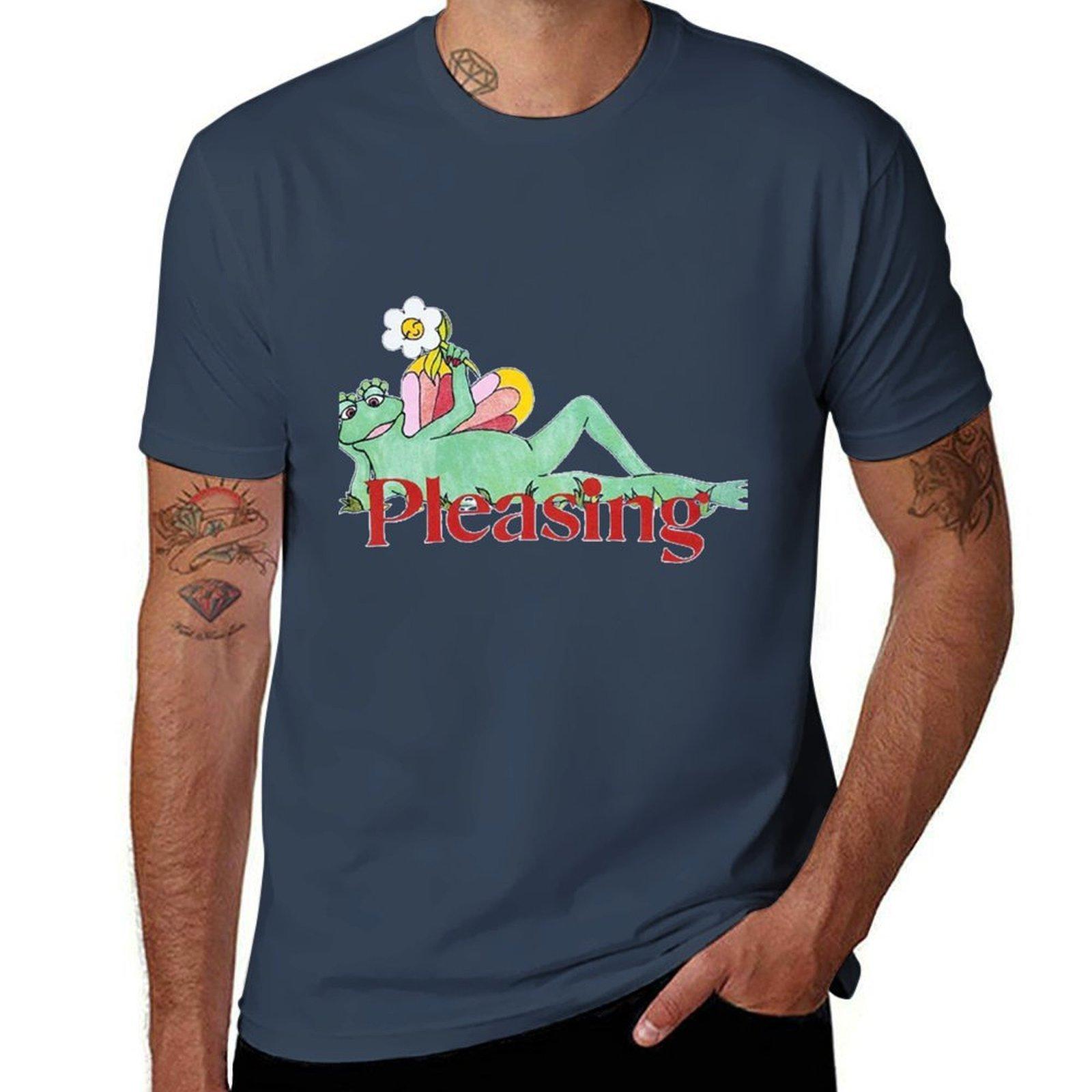 Pleasing Shroom Bloom Frog Tshirt Classic Basic Casual Tshirt S