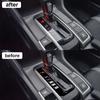 For Honda Civic 10th Gen 2015-2020 Car Gear Shift Box Panel Cover RHD LHD Accessories Interior Decoration