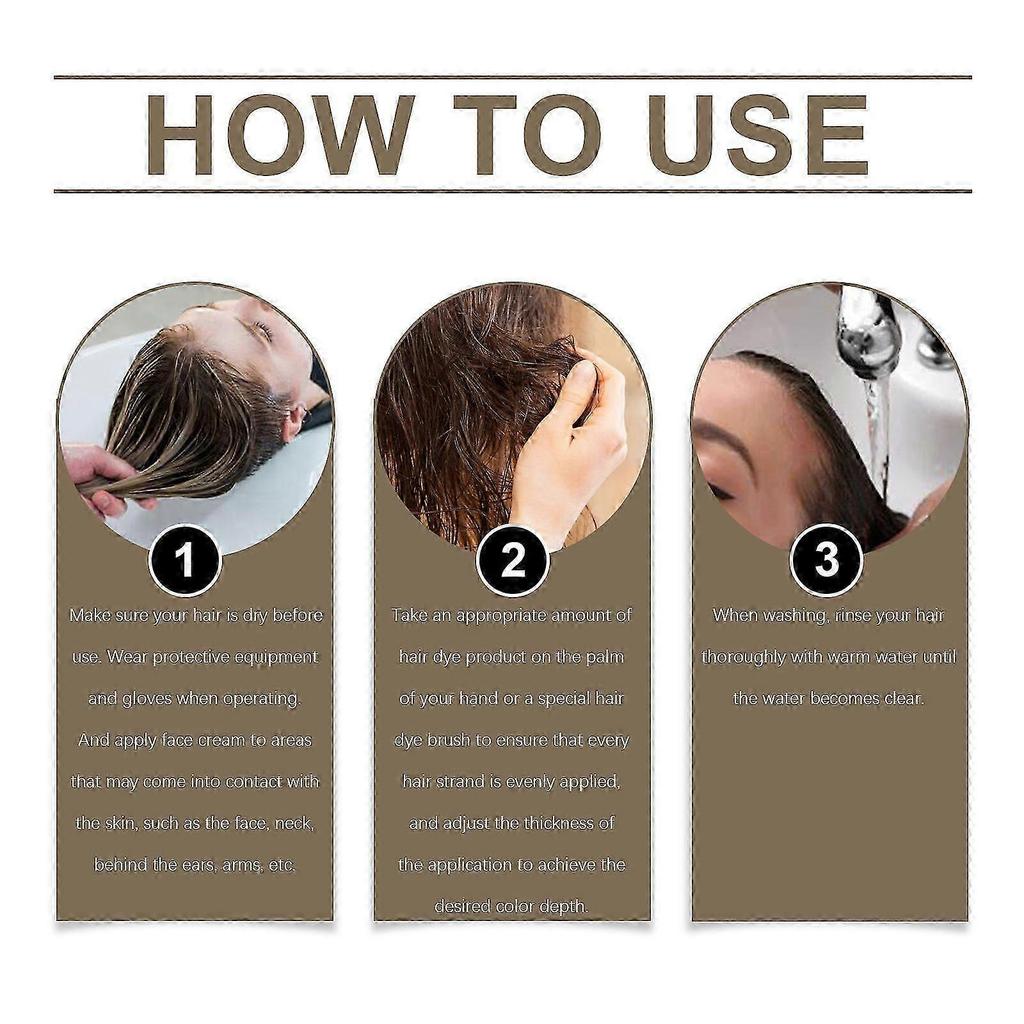 Light Brown Hair Shampoo - Plant Extract Color Treatment, Gentle & Easy DIY Hair Color