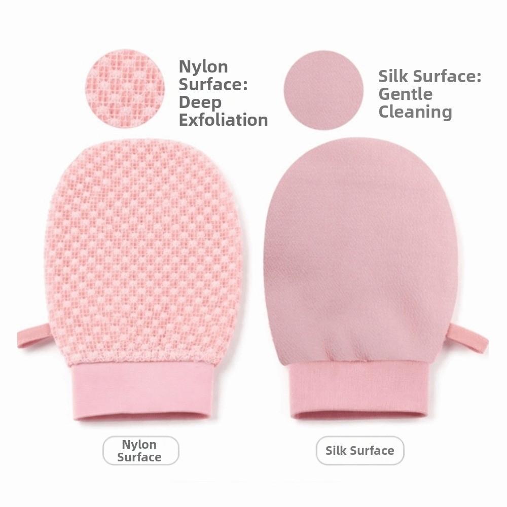 Massage Texture Dead Skin Scrub Gloves Deep Cleaning Body Exfoliating Mitt  Bathing