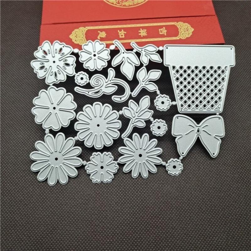 DIY Blumentopf Stanzformen Hand Präge Stanzformen Kohlenstoffstahl Stanzform