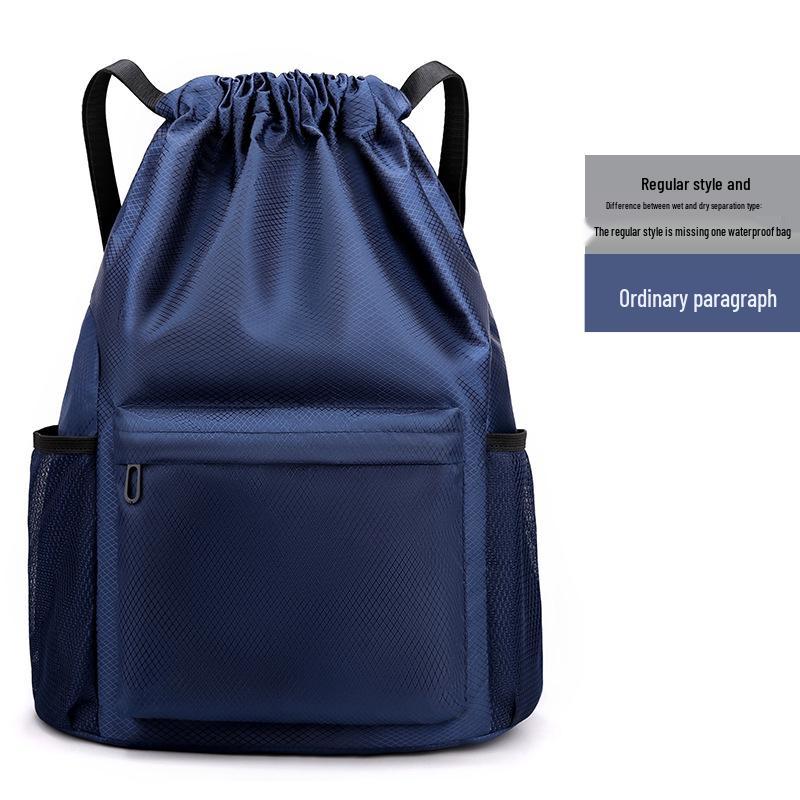 Portable Fitness Drawstring Backpack for Sports, Training, and Events