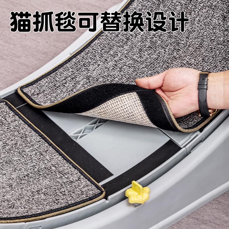 Silent Cat Treadmill Running Wheel Exercise Fitness Scratching Board Large Cat Tree Toy for Cats