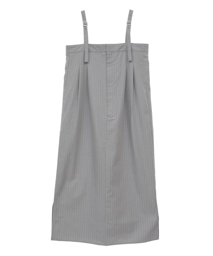 

Casual Pinstripe Strap Jumper Gray [Green Parks] Dress, Skirt, Women s, серый