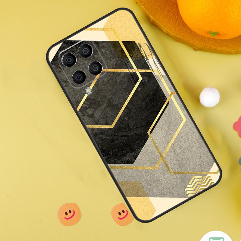Luxury Gold Foil Art Case For Samsung Galaxy M20 M35 M55 M15 M32 M16 M36 M56 M54 M23 M52 M34 M14 M11 M31 M13 M53