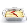 Disposable Aluminum Foil Pans, BBQ Plates, Heavy-Duty Food Containers, Pie Pans, Freezer & Oven Safe, 30-Pack (650ml, Square Plastic Cover)