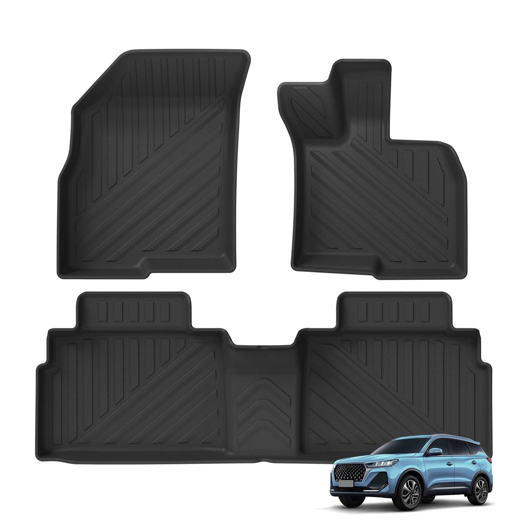 Right Drive for Chery TIGGO 7 Pro Fuel 2026 Car All-weather Floor Mats TPE 3D Foot Mat Auto Interior Accessories Black