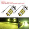 2pcs H3 LED Fog Lights Bulb 80W 16LED High Power Yellow White Lighting DRL Bulb Replacement For Car Truck Motorcycle Accessories