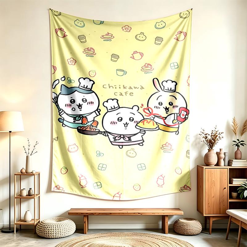 Chiikawa (23) Tapestry Suitable For Decorating Homes Dorms And Bedrooms Soft To The Touch And A Perfect Gift For Friends And Family