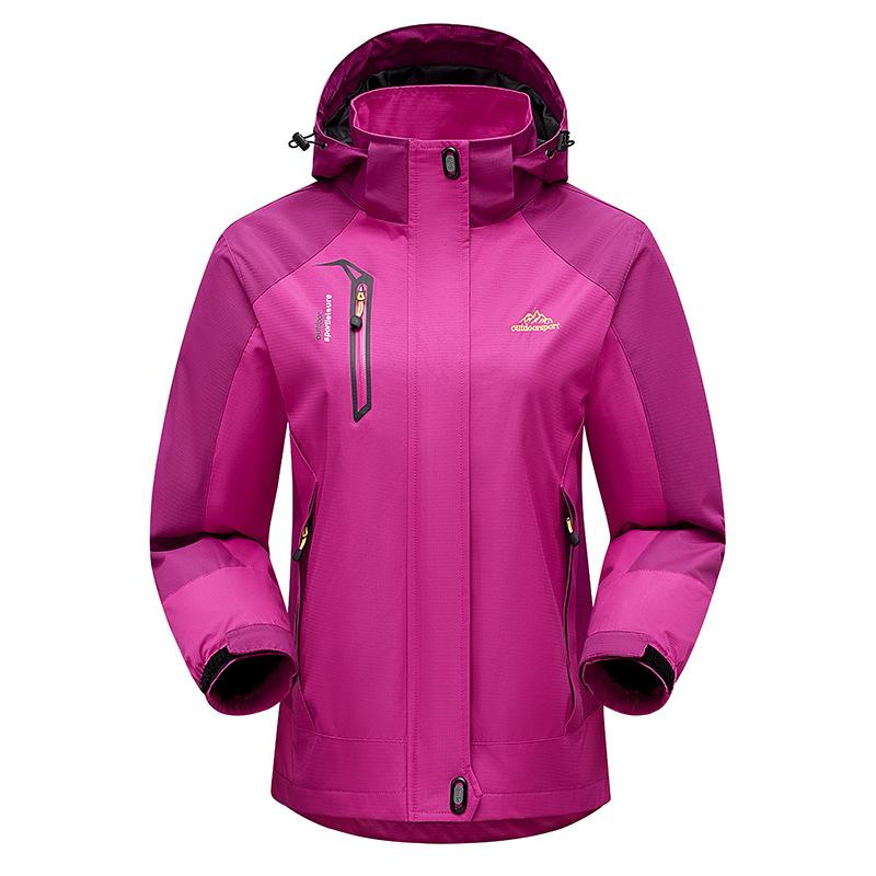 

Уличная куртка Новая куртка Пальто Одежда для альпинизма С капюшоном Трехзащитная Осень и Зима Ветро- и водонепроницаемая M