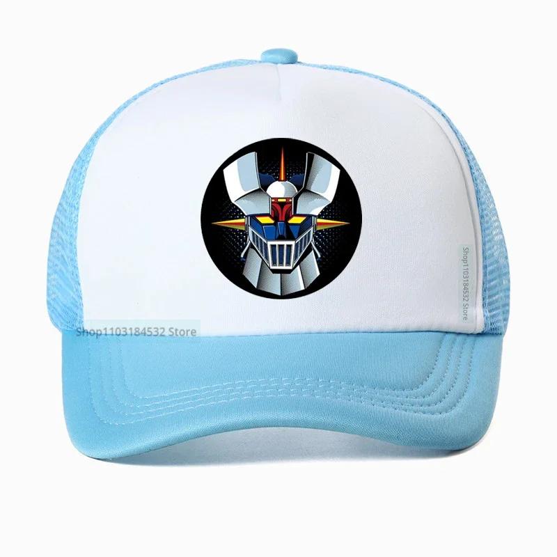 Unisex summer Dad hat Anime Mazinger Z baseball cap Für Männer Design Kurzarm Mode Benutzerdefinierte Plus Cartoon Camiseta hats