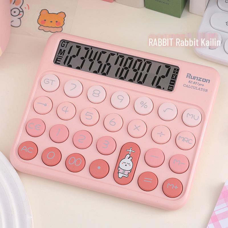 Pastel Goddess Style Calculator - Trendy Office Supplies for Girls