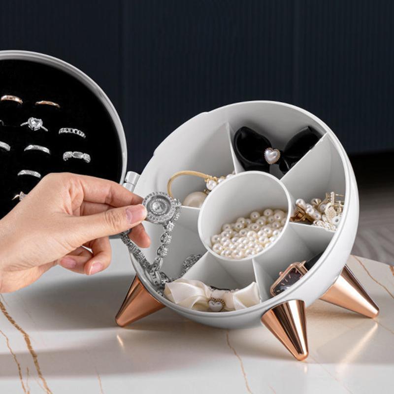 Scatola portagioie di grande capacità, multistrato, per ragazze, regalo, decorazione per la casa, per collana e bracciale