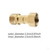 3/8 Inch NPT M22 Copper Hose Fitting for Pressure Washer Quick Connect