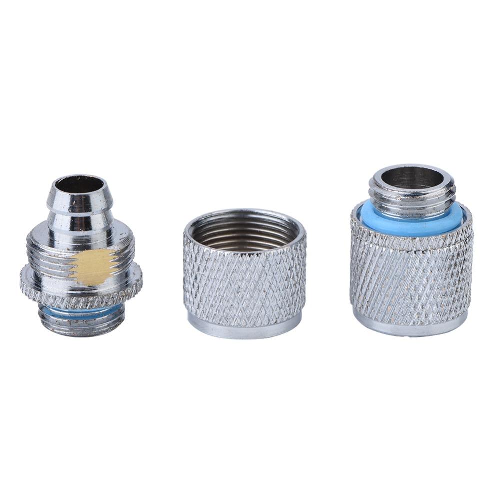 2PCS Durable Water Cooling Compression Fitting Quick Twist Fittings  Computer Water Cooling System