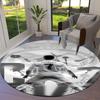 Ronaldo Round Area Rug,Carpet Rug for Living Room Bedroom Sofa Playroom Decor,Non-slip Floor Mat