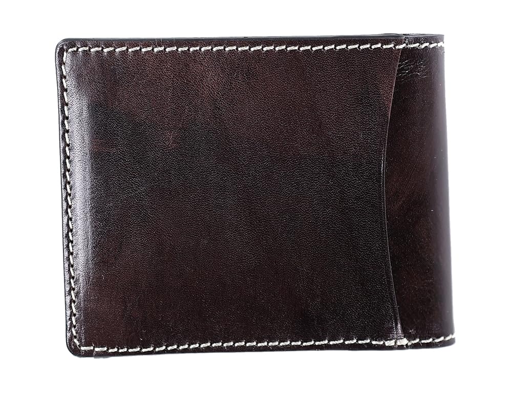 Takeo Kikuchi Bifold Genuine Leather Wallet 3071 Hand Leather Men's (Black)