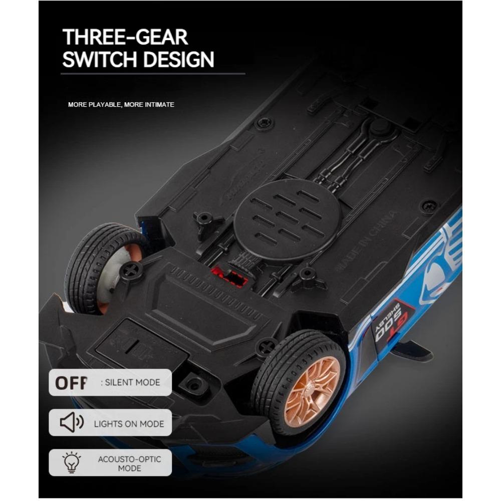 1/24 Ford Mustang GT Alloy Model with Sound & Light Features Premium Gift Box Packaging Ideal for Display, Collecting, or Gift Giving