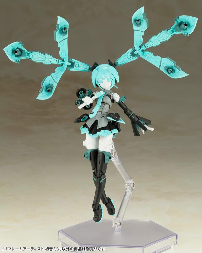 Frame Arms Frame Artist Hatsune Miku Maßstab 1/100 Kunststoffmodellbausatz, ca. 159 mm groß, durchgefärbt, FA129