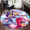 Personalized K-KPop Demon Hunters Round Chair Office Rug - Perfect for Mat, Office Chair & More - Ideal Gift for Birthdays and Holidays