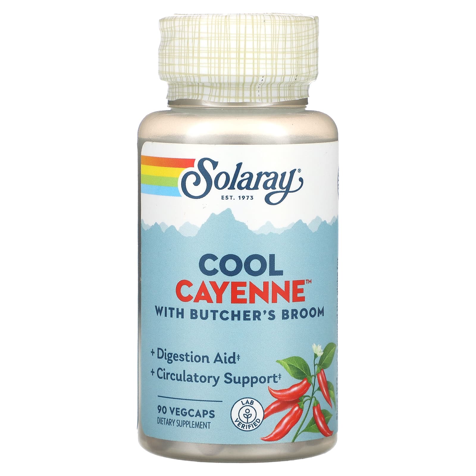 

Cool Cayenne with Butcher Broom, 90 Veggie Caps