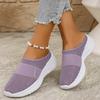 Women's Knit Sneakers Slip-on Breathable Lightweight Casual Walking Shoes