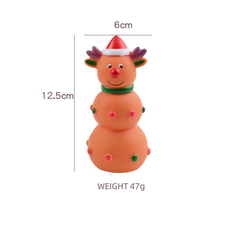 Durable And Safe Vinyl Pet Dog Chew Toy With Squeaker Tartar Cleaning And Interactive Play