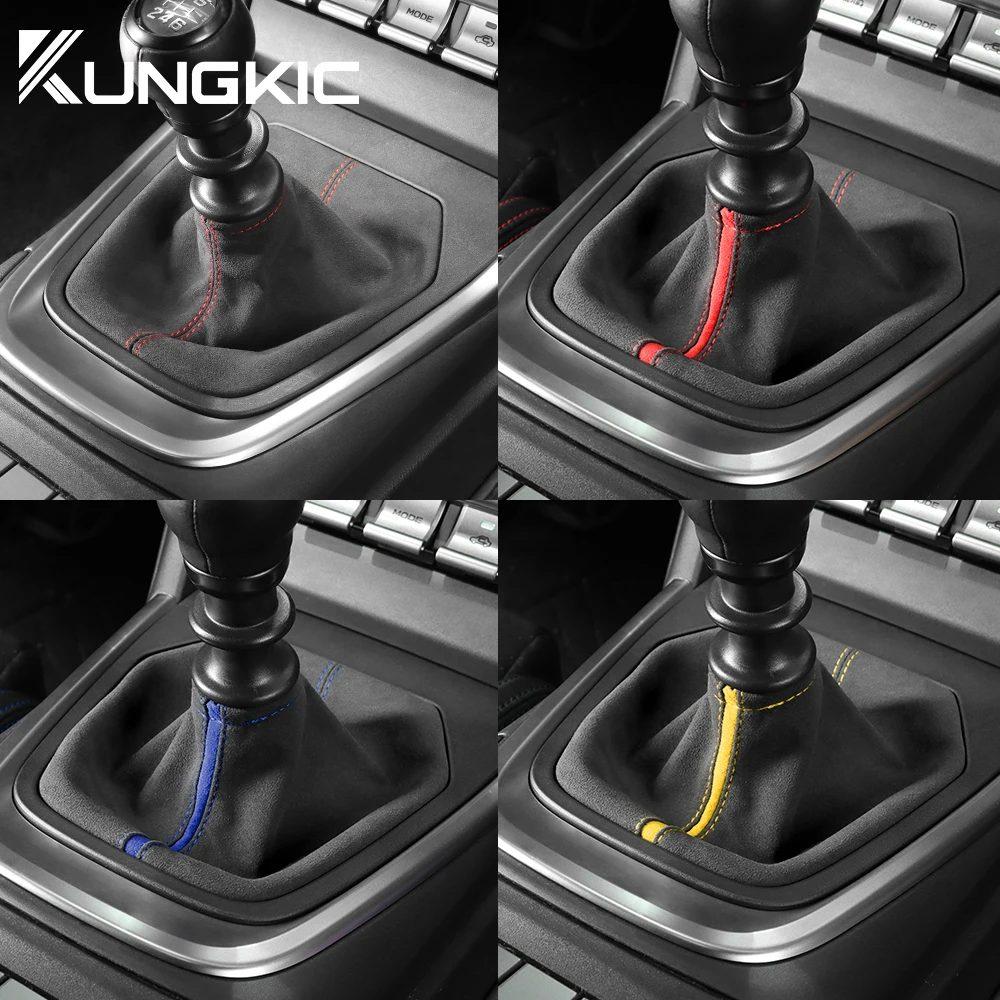 For Subaru BRZ ZD8 Toyota GR86 ZN8 2021 2022 2023 2024 Top Suede Car Manual Knob Gear Shift Boot RHD LHD Interior Accessories