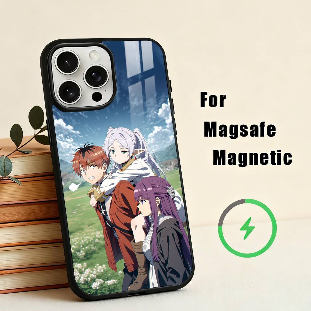 

Manga Frieren Beyond Journeys End Phone Case For iPhone17,16,15,14,13,12,11 Plus,For Magnetic Wireless Charge Cover iPhone17Pro