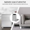 Adjustable Height Sofa Support Foot Kitchen Cupboard Wine Cabinet Feet Hardware