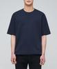 Relaxed Fit Crew Neck String T-Shirt [Navy]