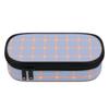 Student Pencil Case Portable 300D Polyester Zipper Closure with Mesh Pocket Removable Divider and Pen Slots for School and Study