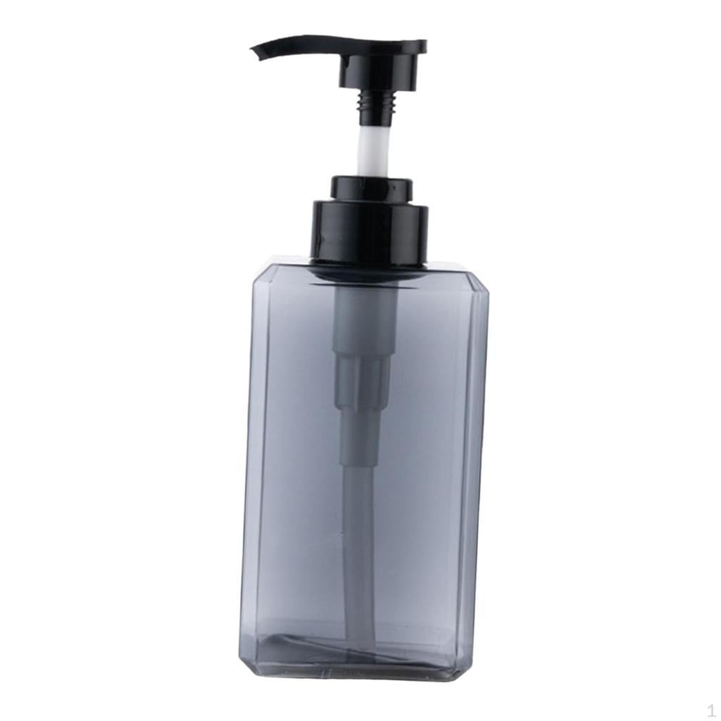 1 Piece Soap Dispenser Bottle Manual Liquid Lotion Reusable Hand Wash Container for Hotel Countertop