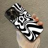 Twisted Checkerboard Hard Phone Case For IPhone 17 16 E 15 14 13 12 11 Pro Max Air 14 Plus Candy Matte Shockproof Back Cover