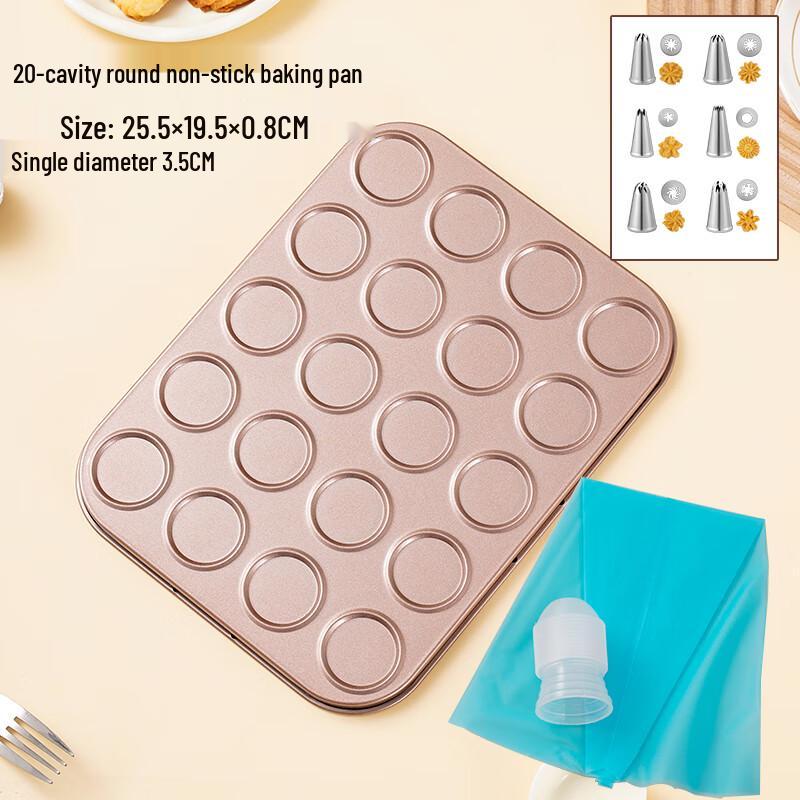 

Non-stick 25-Cavity Macaron & Cookie Baking Pan