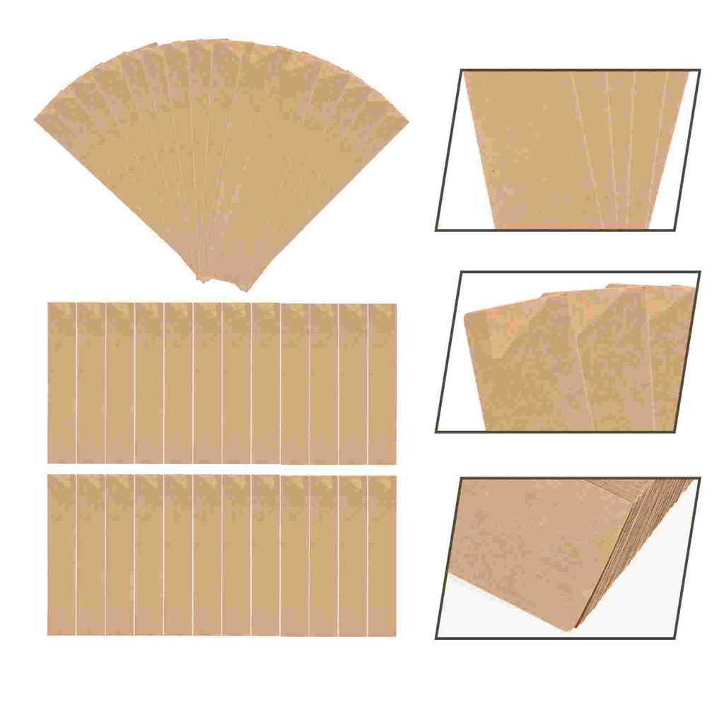 200 Stück Essstäbchenbeutel Saubere Essstäbchenbeutel Kraftpapier Besteckhüllen Geschirr Takeout-Verpackung