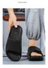 Summer Comfort Massage Slippers: Lightweight Shock-Absorbing Single Strap Sandals for Outdoor and Beach, Available In Large Sizes.