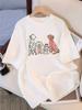 Pure T-shirt for Women Short-sleeved Niche Design and Design Print 2025 Summer New Loose Half-sleeved Slim Top for Women
