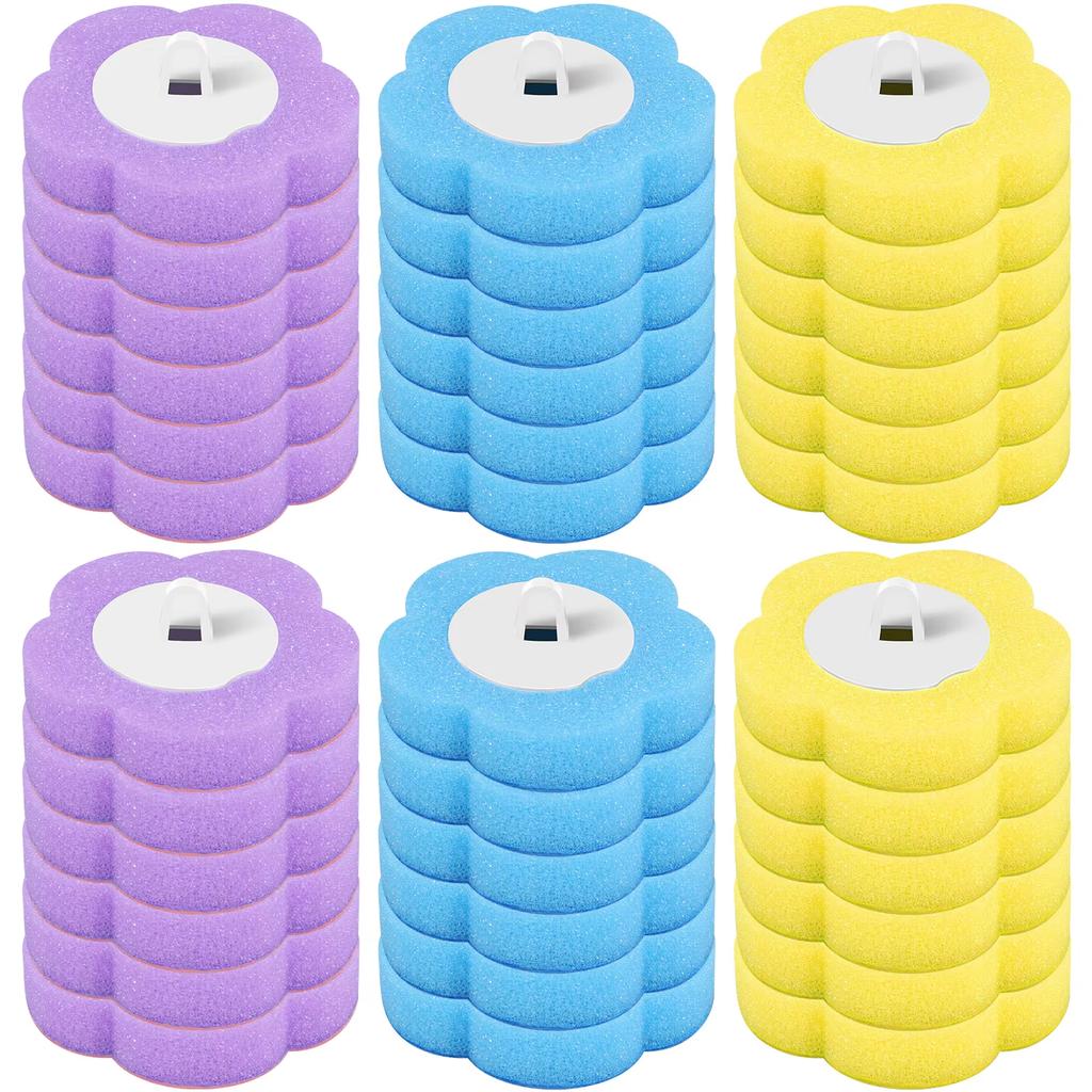 Upgrade Toilet Brush Kit with Disposable Replacement Heads, Long-Handle Hygienic Bathroom Cleaning Brush for Home WC Accessories