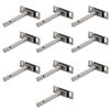 10Pcs Concealed Shelf Support Invisible Bracket Wall Bookshelf Wood Furniture Connector