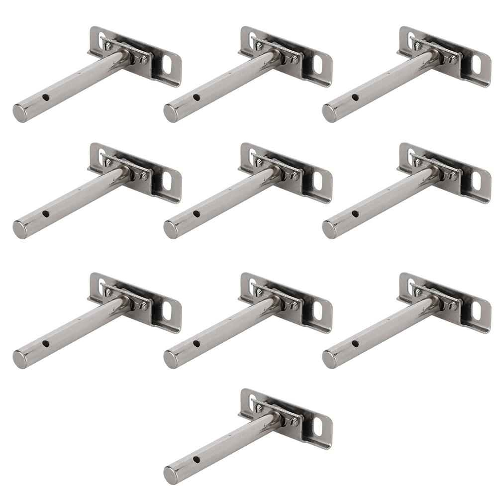 10Pcs Concealed Shelf Support Invisible Bracket Wall Bookshelf Wood Furniture Connector
