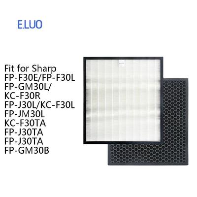 Replacement Filter Set for Sharp FP-F30A FP-H30A FP-JM30A-B Air Purifiers FZ-F30HFE, FZ-F30DFE
