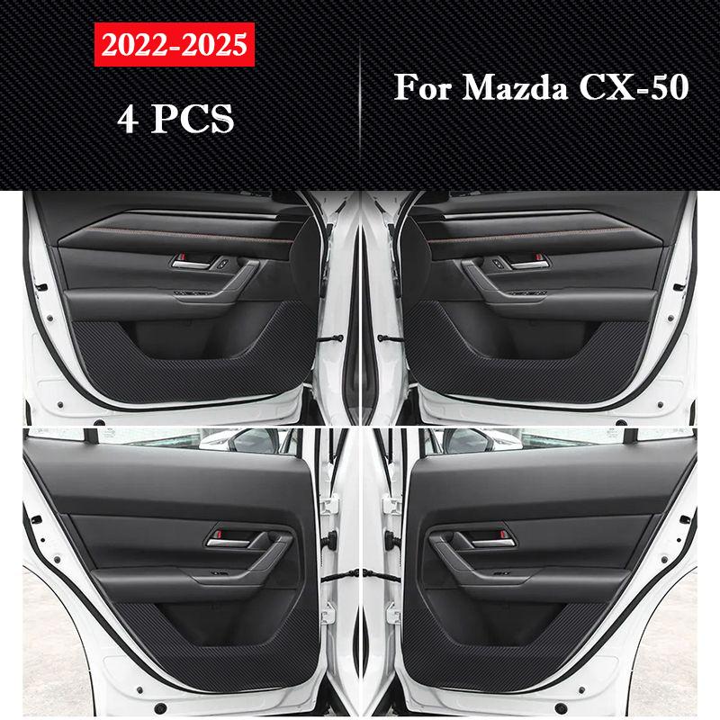 For Mazda CX-50 CX50 2026-2026 Car Door Anti Kick Pad Glove Box Protection Stickers Interior Accessories Scratch Resistant Film