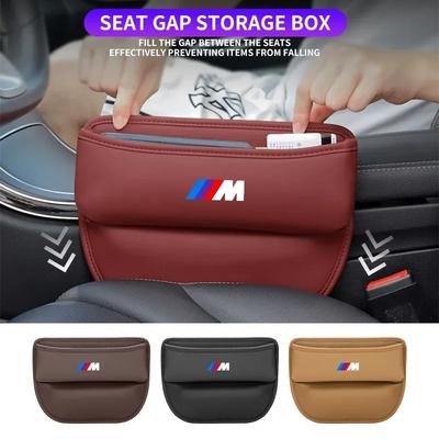 Boîte de rangement organisateur d'espace pour siège de voiture multifonction pour BMW M M2 M3 E46 E90 E60 F30 F10 E39 E36 F20 G30 G20 E87 E92 E91 E30 F11